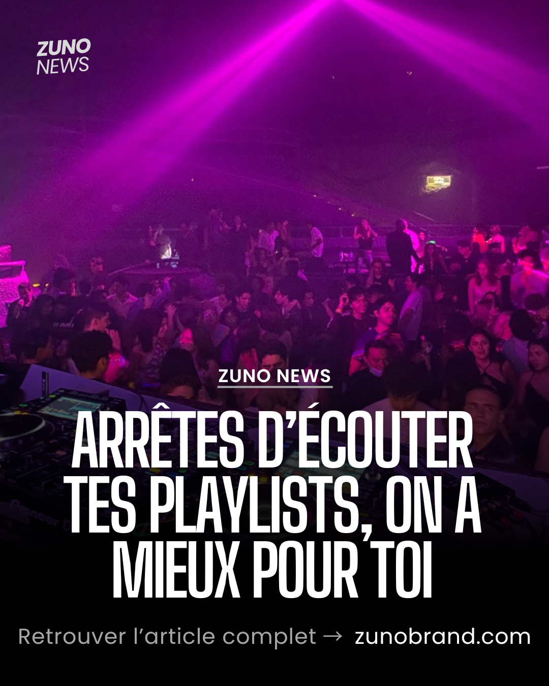 Arrêtes d’écouter tes playlists, on a mieux pour toi