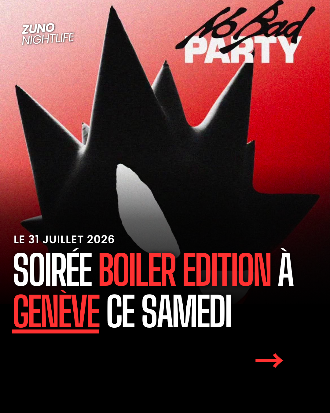 NoBad Party Openair à Genève | 31 juillet 2026