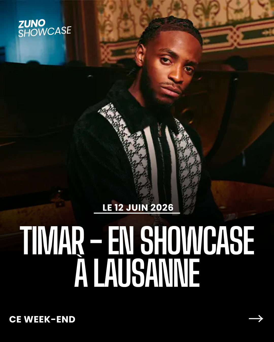 Timar en showcase au MAD de Lausanne – 12 juin 2026
