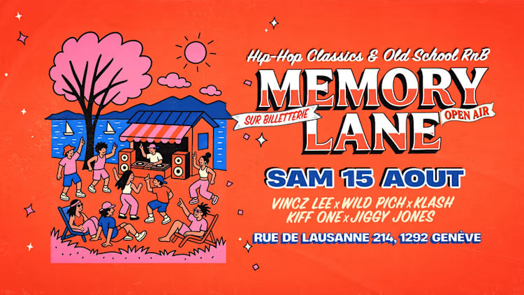 Memory Lane Open Air à Genève | 15 août 2026